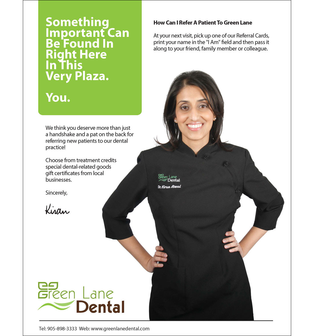 Green Lane Dental - Print Collateral